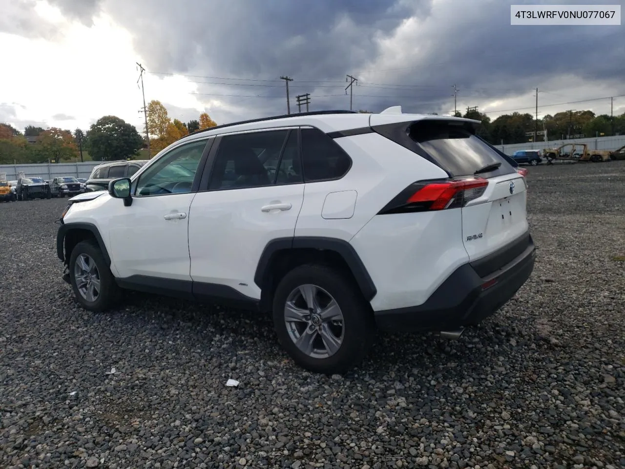 2022 Toyota Rav4 Le VIN: 4T3LWRFV0NU077067 Lot: 77044434