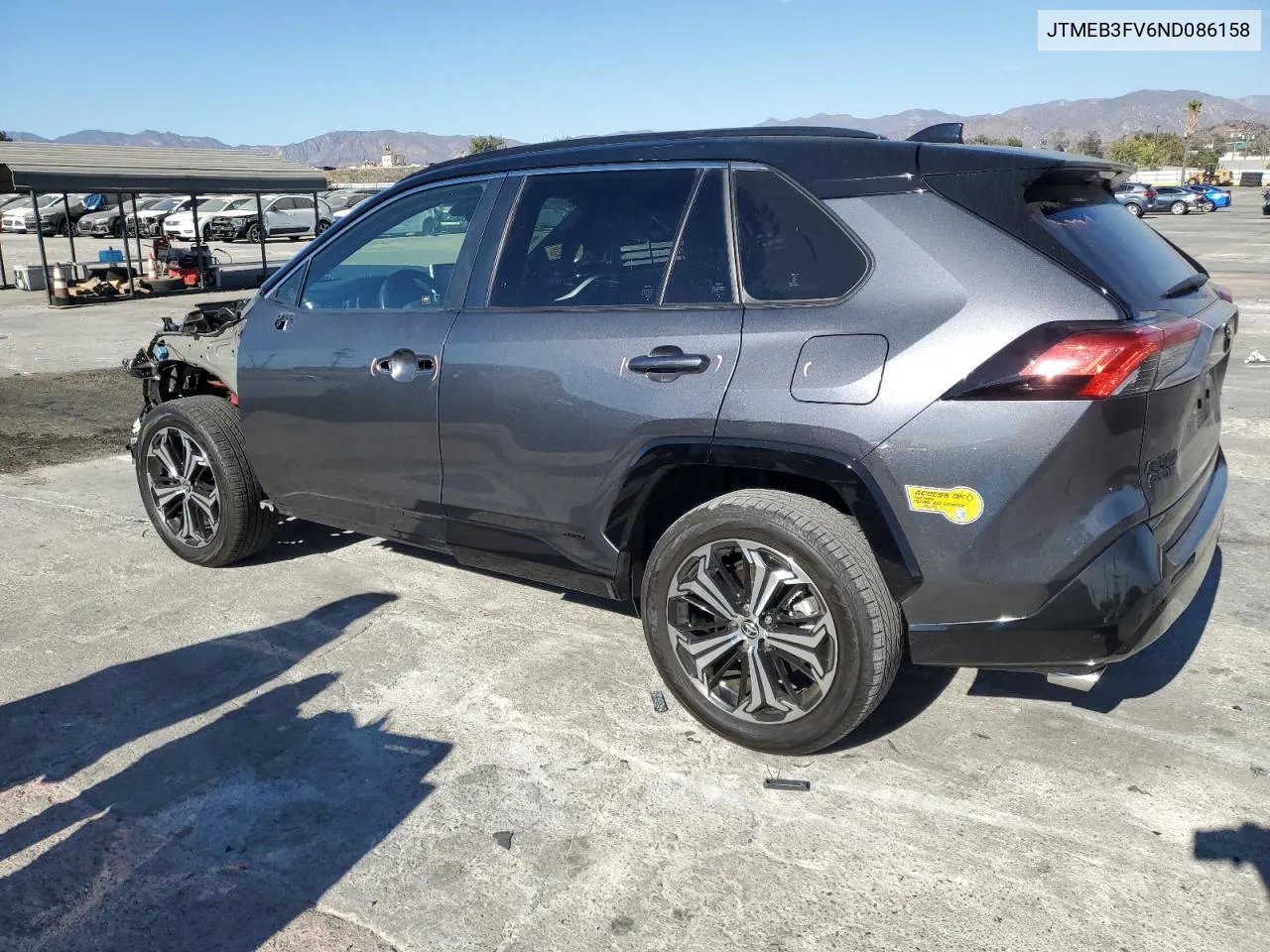 2022 Toyota Rav4 Prime Xse VIN: JTMEB3FV6ND086158 Lot: 77118204