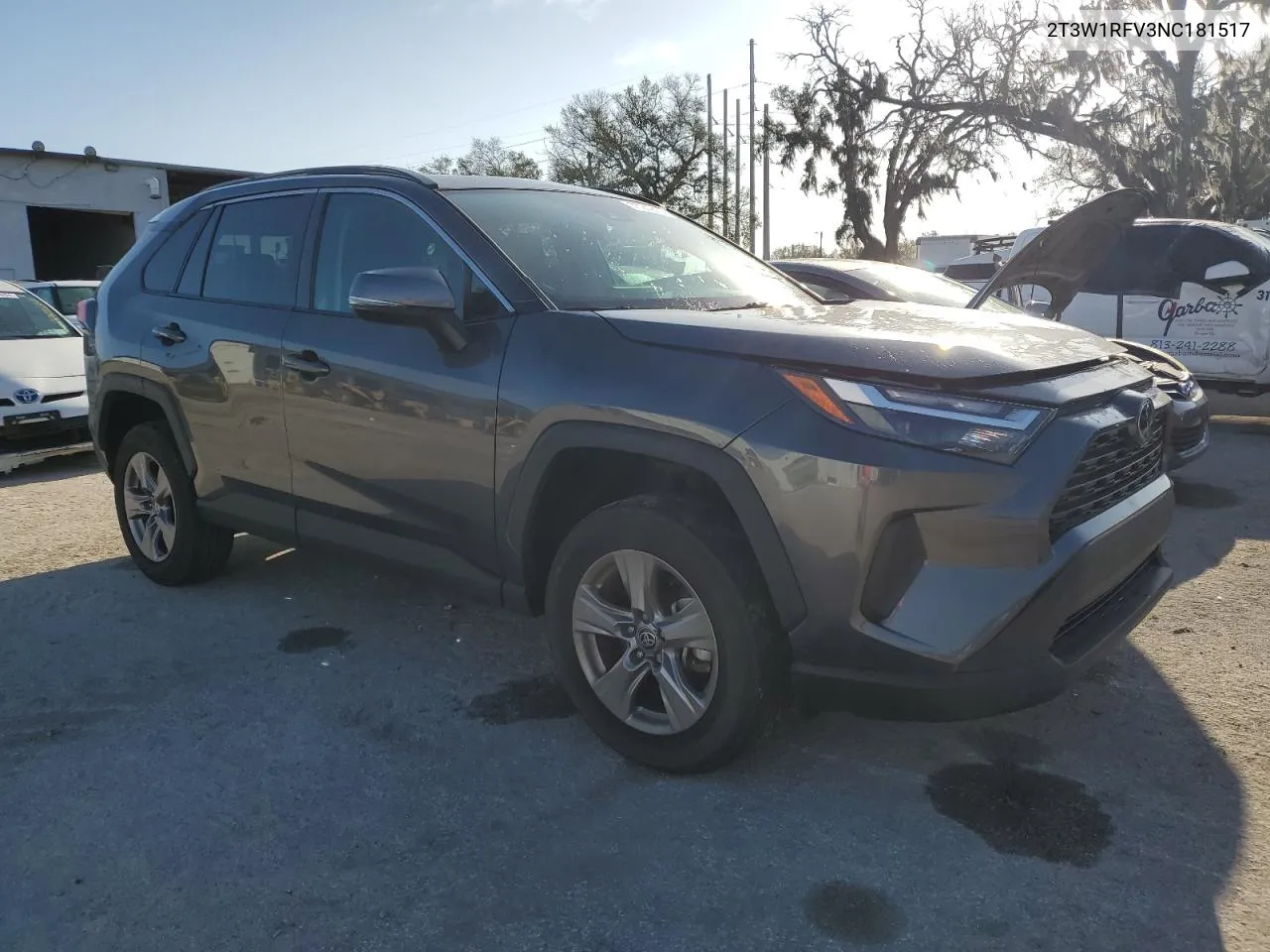 2022 Toyota Rav4 Xle VIN: 2T3W1RFV3NC181517 Lot: 77242434