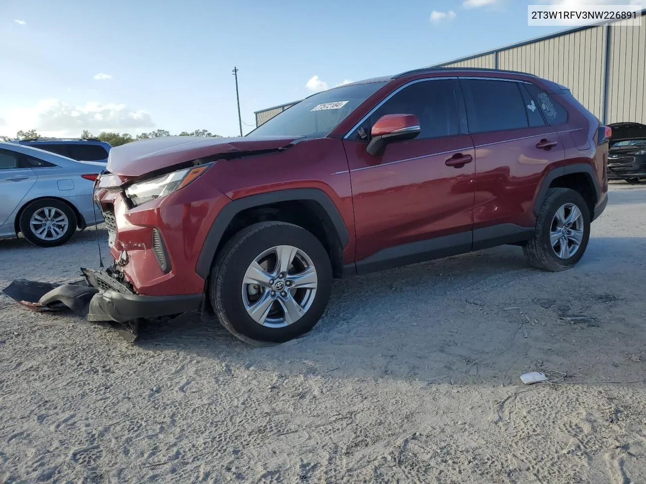 2022 Toyota Rav4 Xle VIN: 2T3W1RFV3NW226891 Lot: 77572184