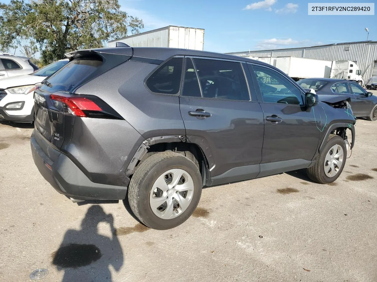 2022 Toyota Rav4 Le VIN: 2T3F1RFV2NC289420 Lot: 77600594