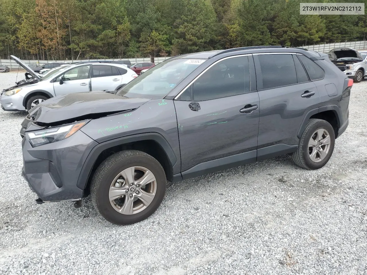 2T3W1RFV2NC212112 2022 Toyota Rav4 Xle