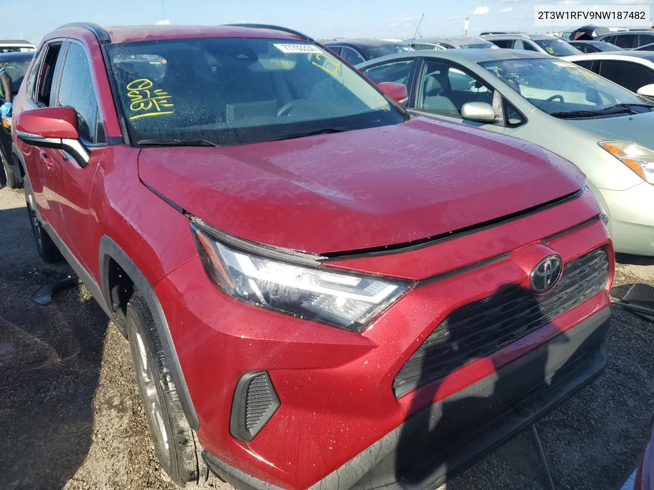 2022 Toyota Rav4 Xle VIN: 2T3W1RFV9NW187482 Lot: 77703334