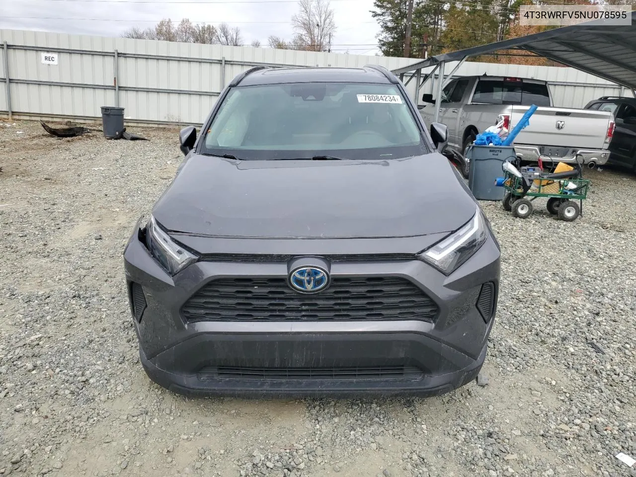 2022 Toyota Rav4 Xle VIN: 4T3RWRFV5NU078595 Lot: 78084234