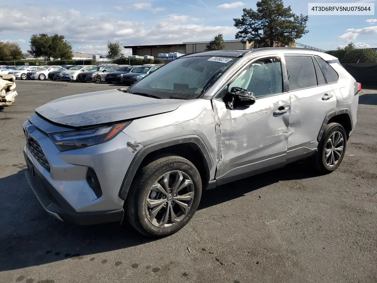 2022 Toyota Rav4 Limited VIN: 4T3D6RFV5NU075044 Lot: 78390274