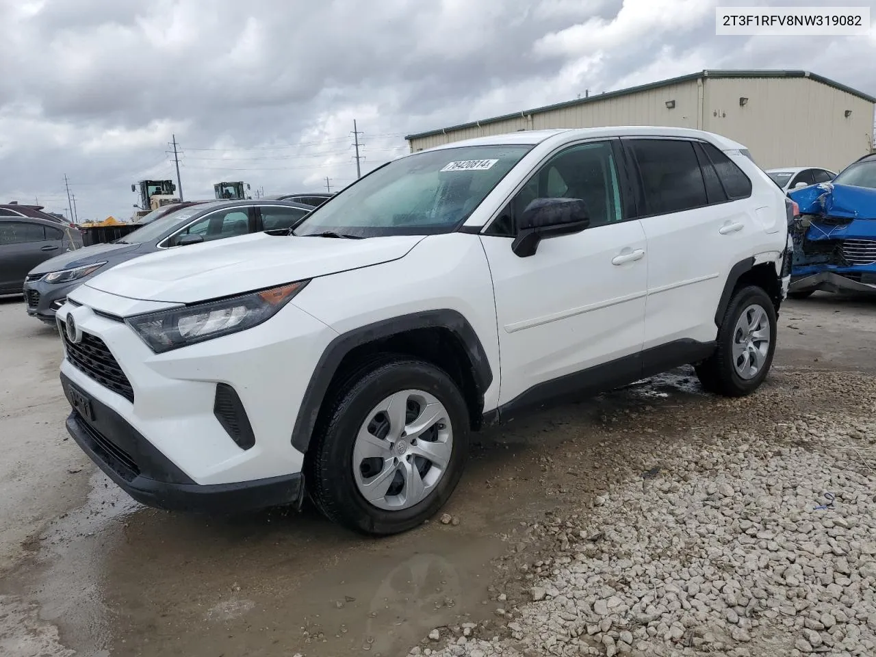 2022 Toyota Rav4 Le VIN: 2T3F1RFV8NW319082 Lot: 78420814