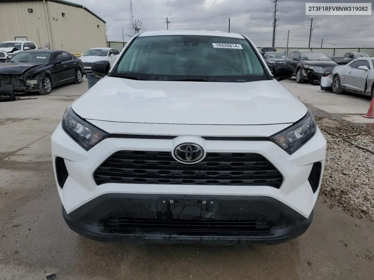 2022 Toyota Rav4 Le VIN: 2T3F1RFV8NW319082 Lot: 78420814