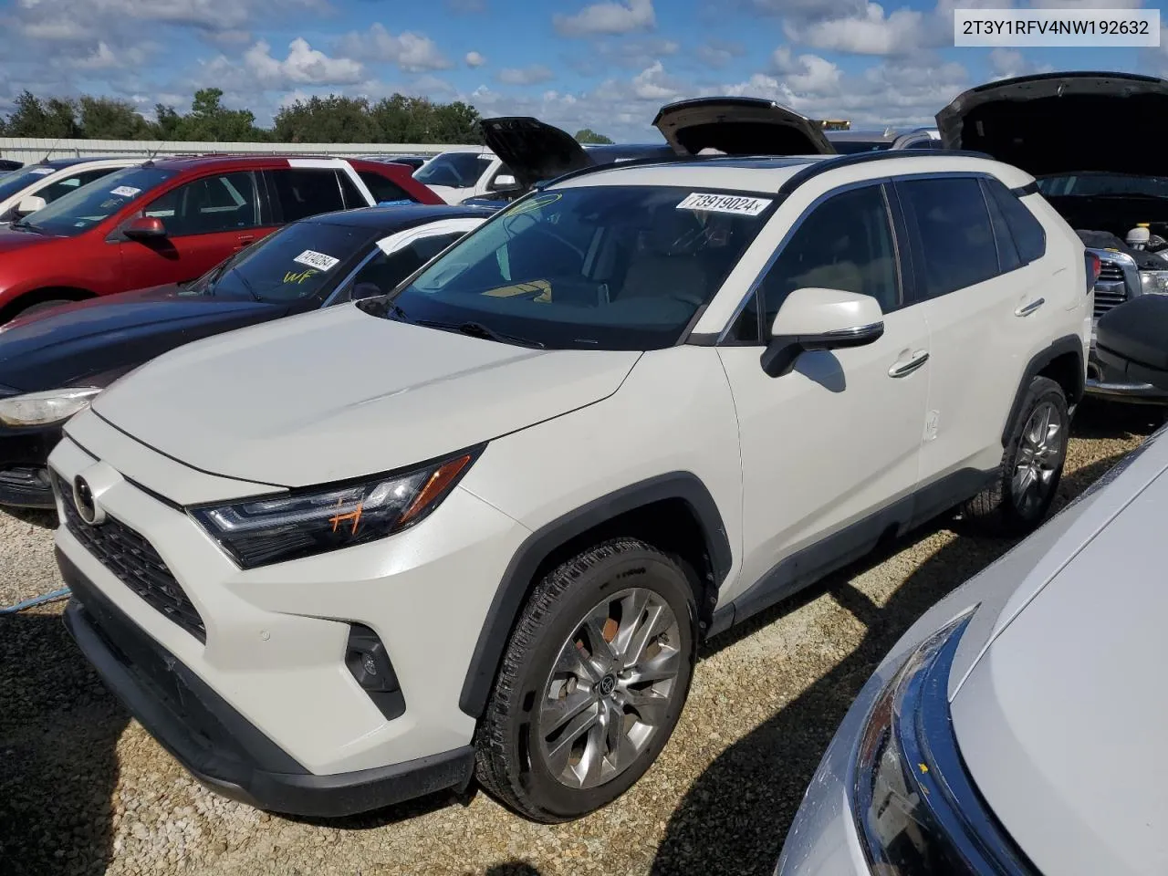 2022 Toyota Rav4 Limited VIN: 2T3Y1RFV4NW192632 Lot: 78552164