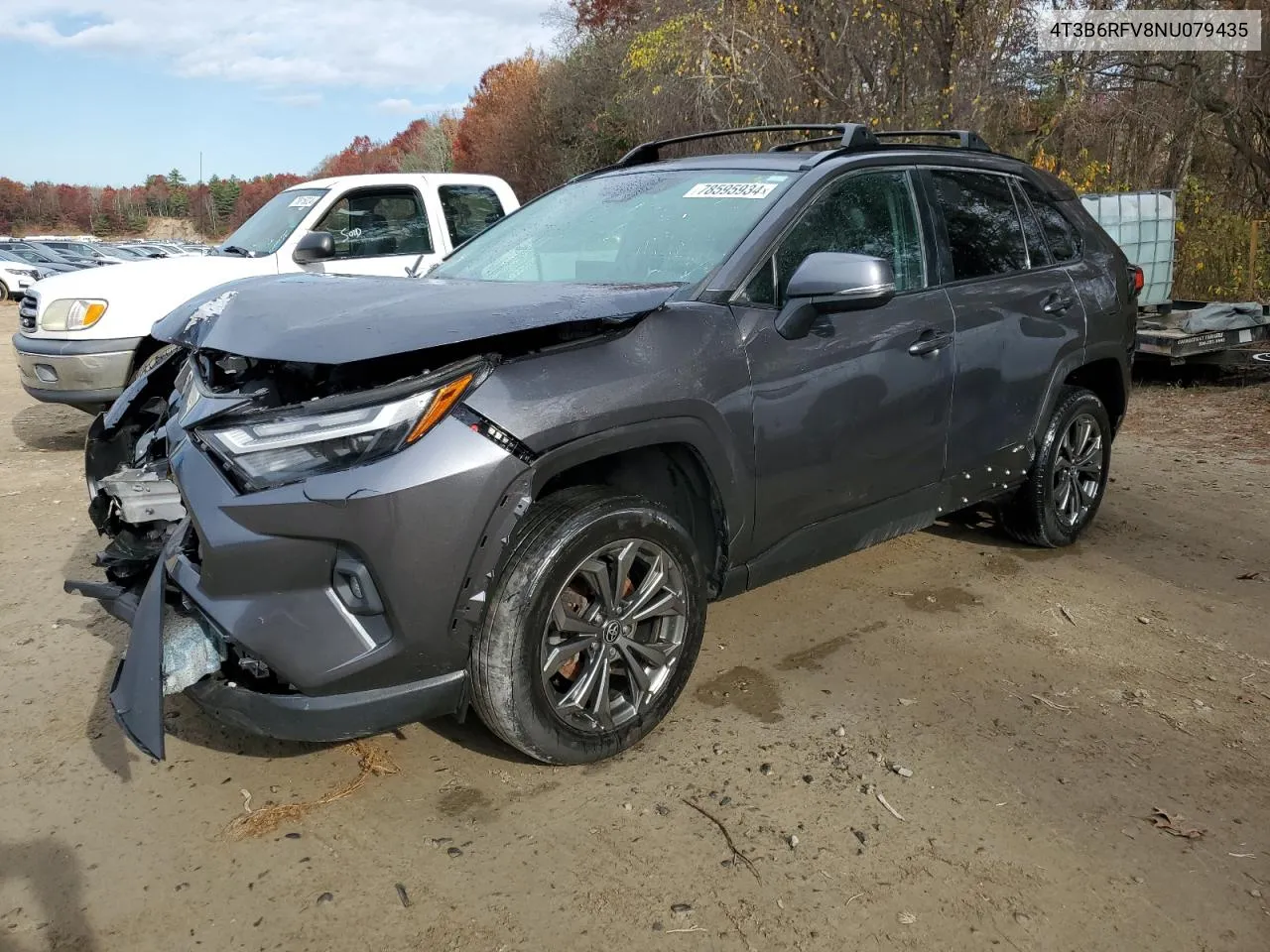 2022 Toyota Rav4 Xle Premium VIN: 4T3B6RFV8NU079435 Lot: 78595934