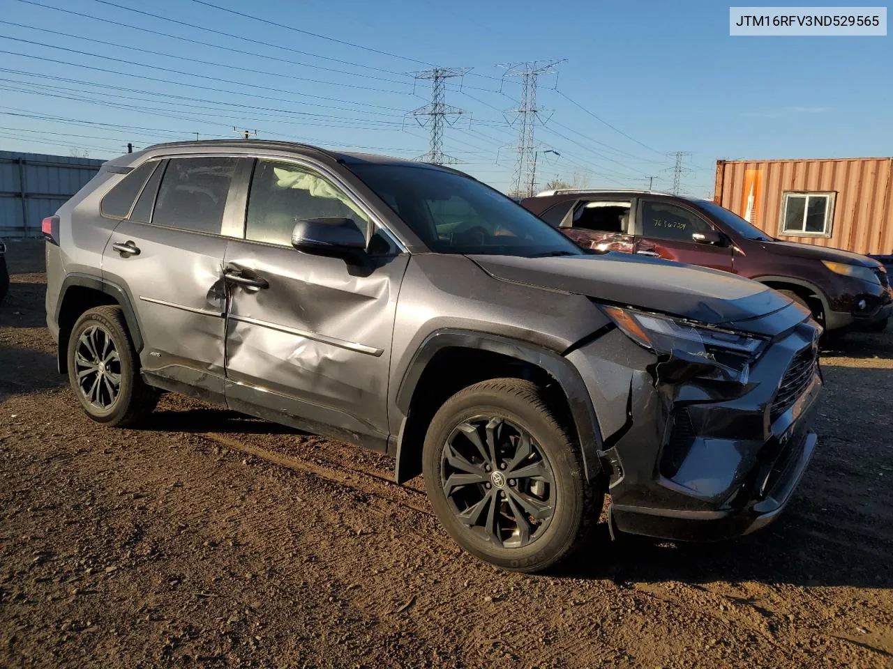 JTM16RFV3ND529565 2022 Toyota Rav4 Se