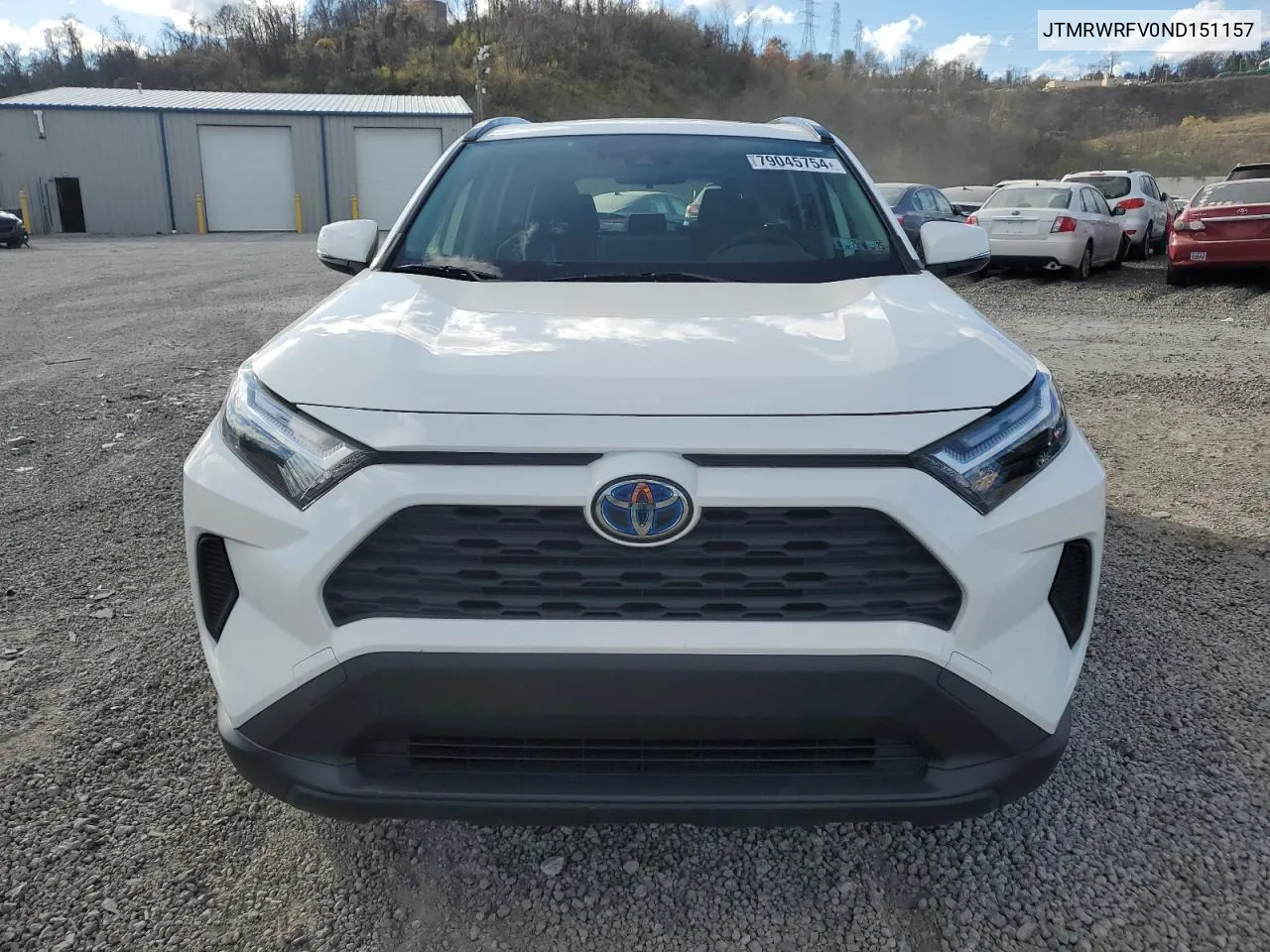 2022 Toyota Rav4 Xle VIN: JTMRWRFV0ND151157 Lot: 79045754