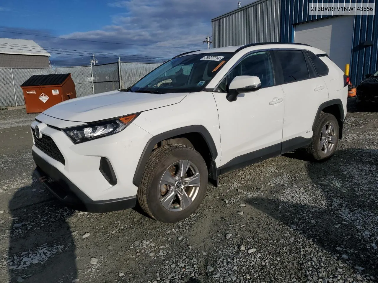 2022 Toyota Rav4 Le VIN: 2T3BWRFV1NW143556 Lot: 79627714