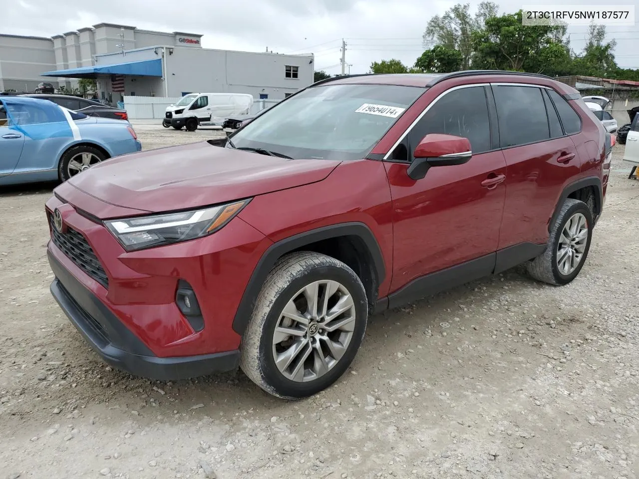 2022 Toyota Rav4 Xle Premium VIN: 2T3C1RFV5NW187577 Lot: 79654014