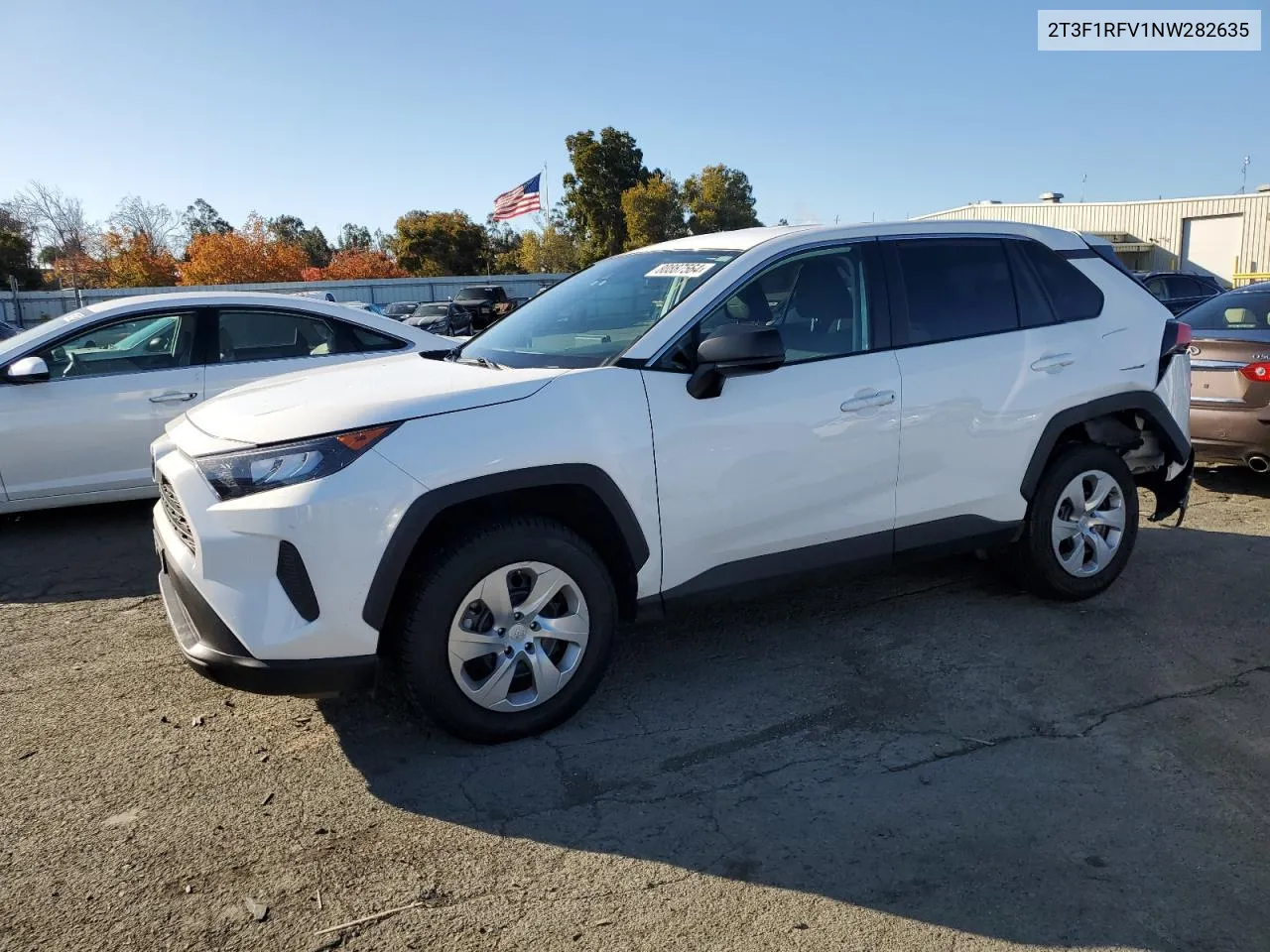 2022 Toyota Rav4 Le VIN: 2T3F1RFV1NW282635 Lot: 80887564