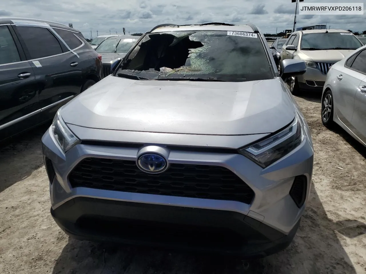 2023 Toyota Rav4 Xle VIN: JTMRWRFVXPD206118 Lot: 73686374