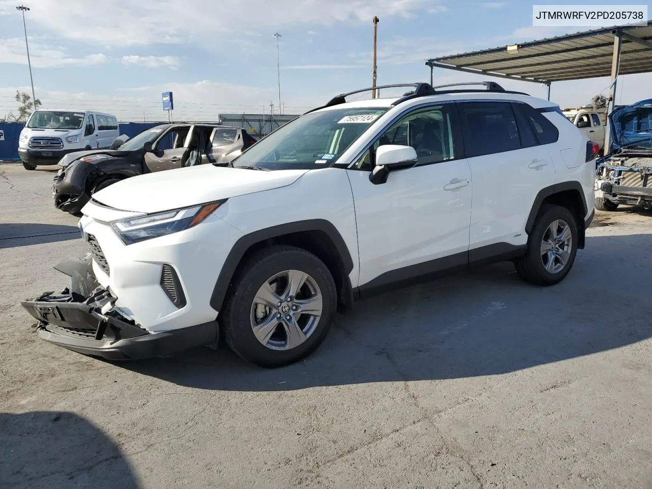 2023 Toyota Rav4 Xle VIN: JTMRWRFV2PD205738 Lot: 75957124