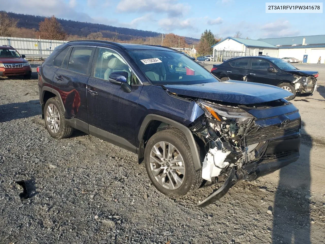 2023 Toyota Rav4 Xle Premium VIN: 2T3A1RFV1PW341678 Lot: 81138384