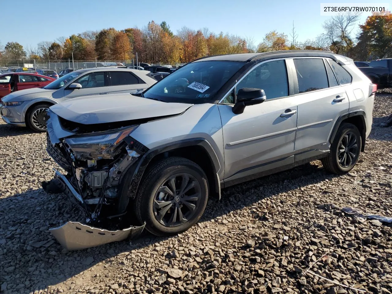 2024 Toyota Rav4 Xse VIN: 2T3E6RFV7RW070101 Lot: 76883584