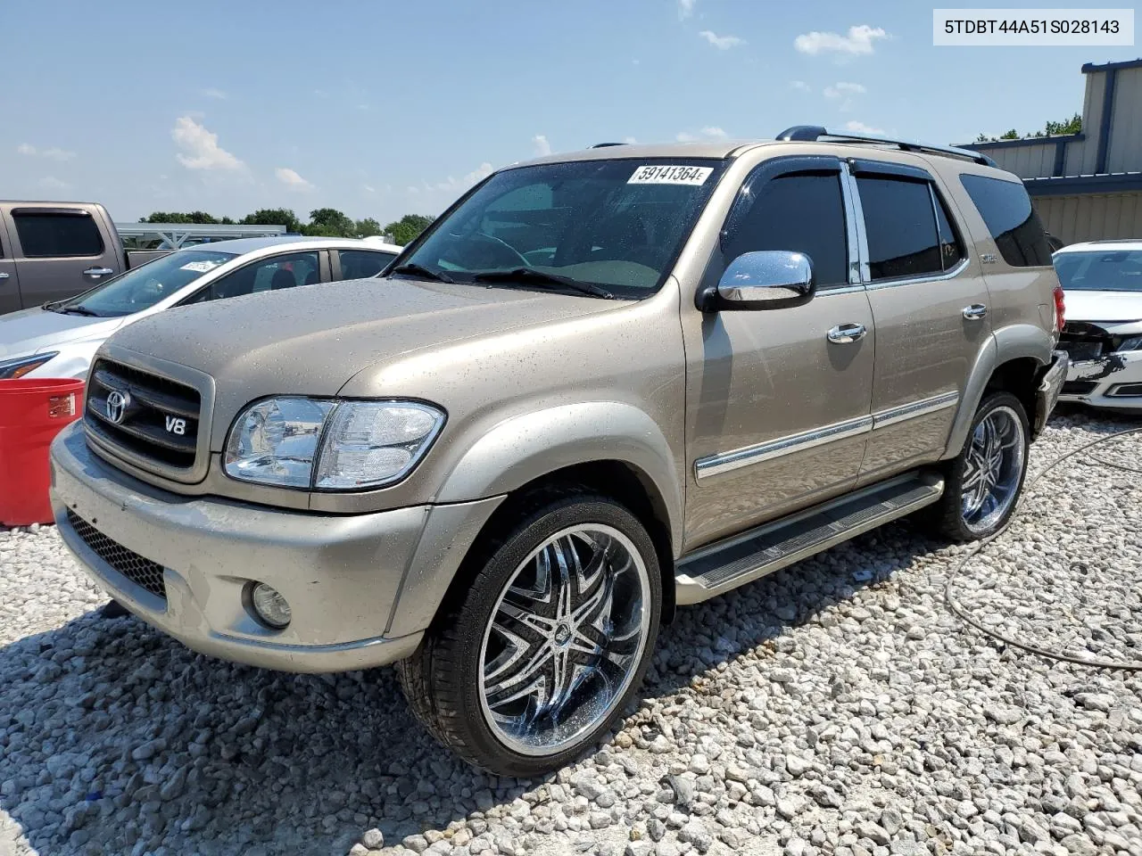 2001 Toyota Sequoia Sr5 VIN: 5TDBT44A51S028143 Lot: 59141364