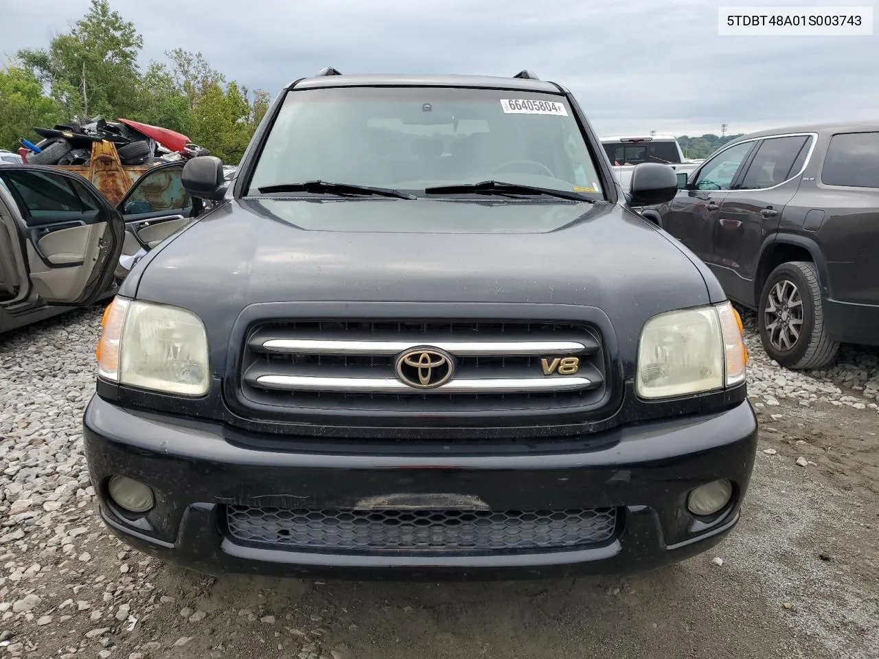 2001 Toyota Sequoia Limited VIN: 5TDBT48A01S003743 Lot: 66405804