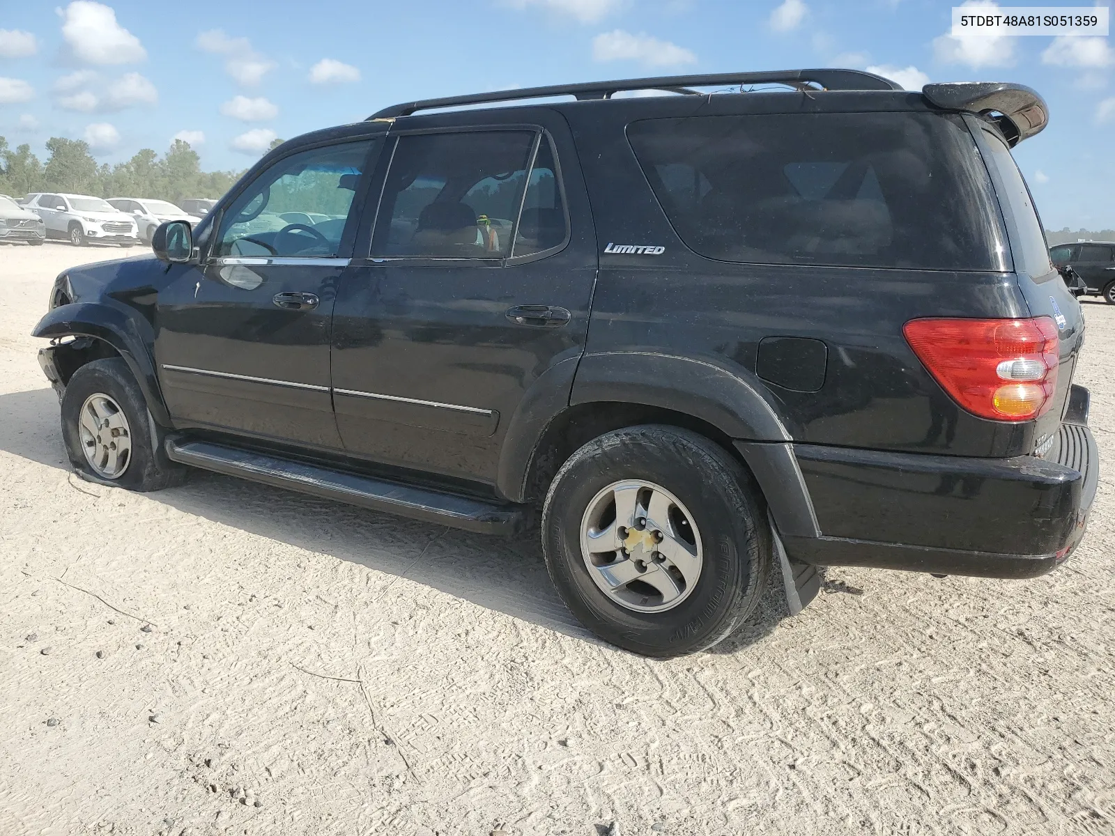 2001 Toyota Sequoia Limited VIN: 5TDBT48A81S051359 Lot: 67122064