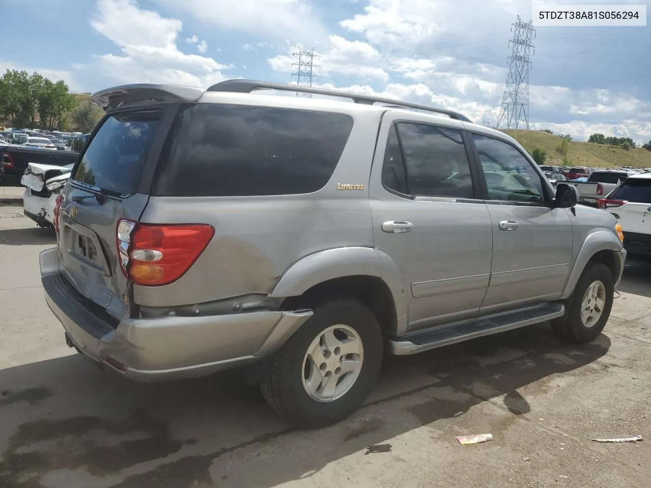 5TDZT38A81S056294 2001 Toyota Sequoia Limited