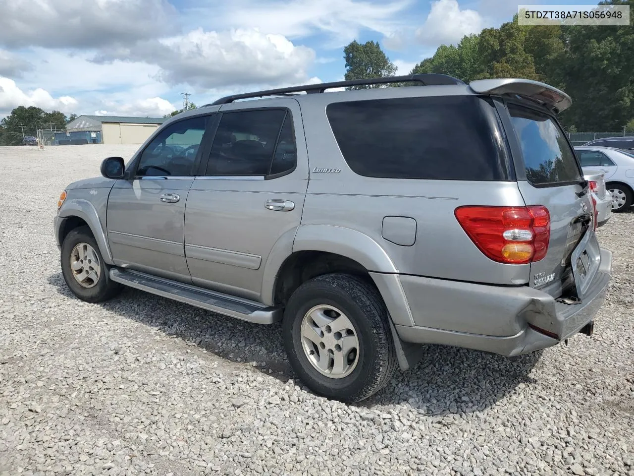 2001 Toyota Sequoia Limited VIN: 5TDZT38A71S056948 Lot: 71478154