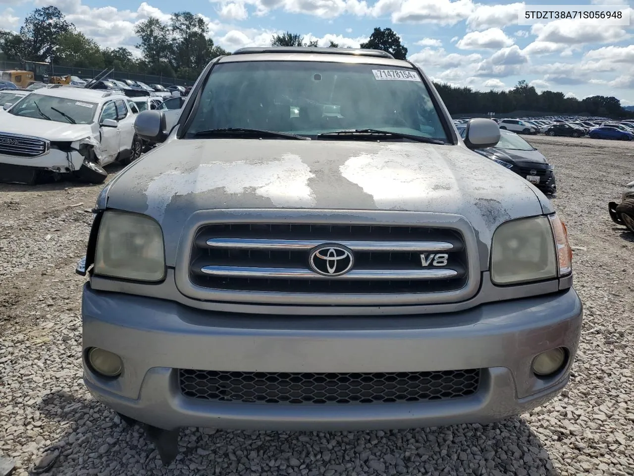 2001 Toyota Sequoia Limited VIN: 5TDZT38A71S056948 Lot: 71478154