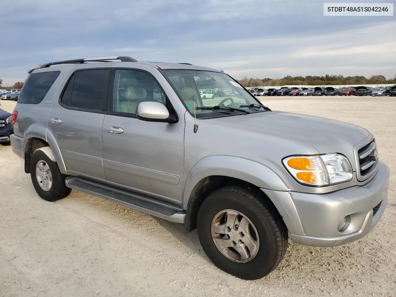 2001 Toyota Sequoia Limited VIN: 5TDBT48A51S042246 Lot: 74255834