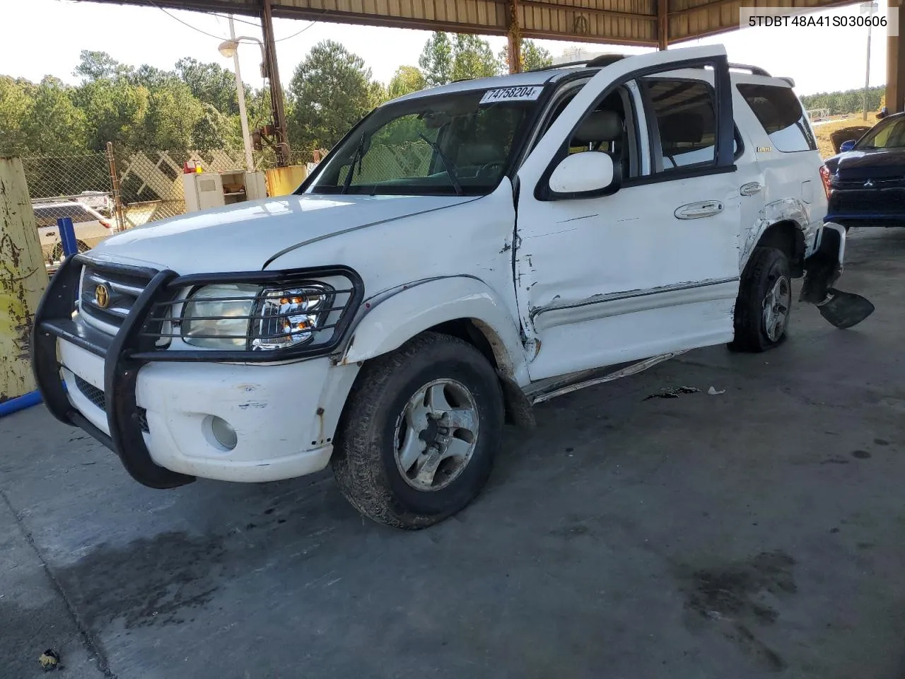 2001 Toyota Sequoia Limited VIN: 5TDBT48A41S030606 Lot: 74758204