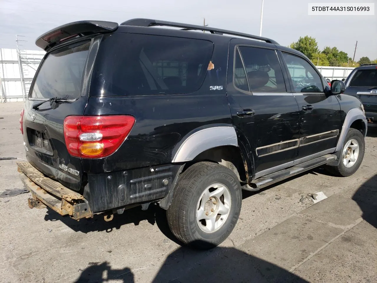 2001 Toyota Sequoia Sr5 VIN: 5TDBT44A31S016993 Lot: 75125294