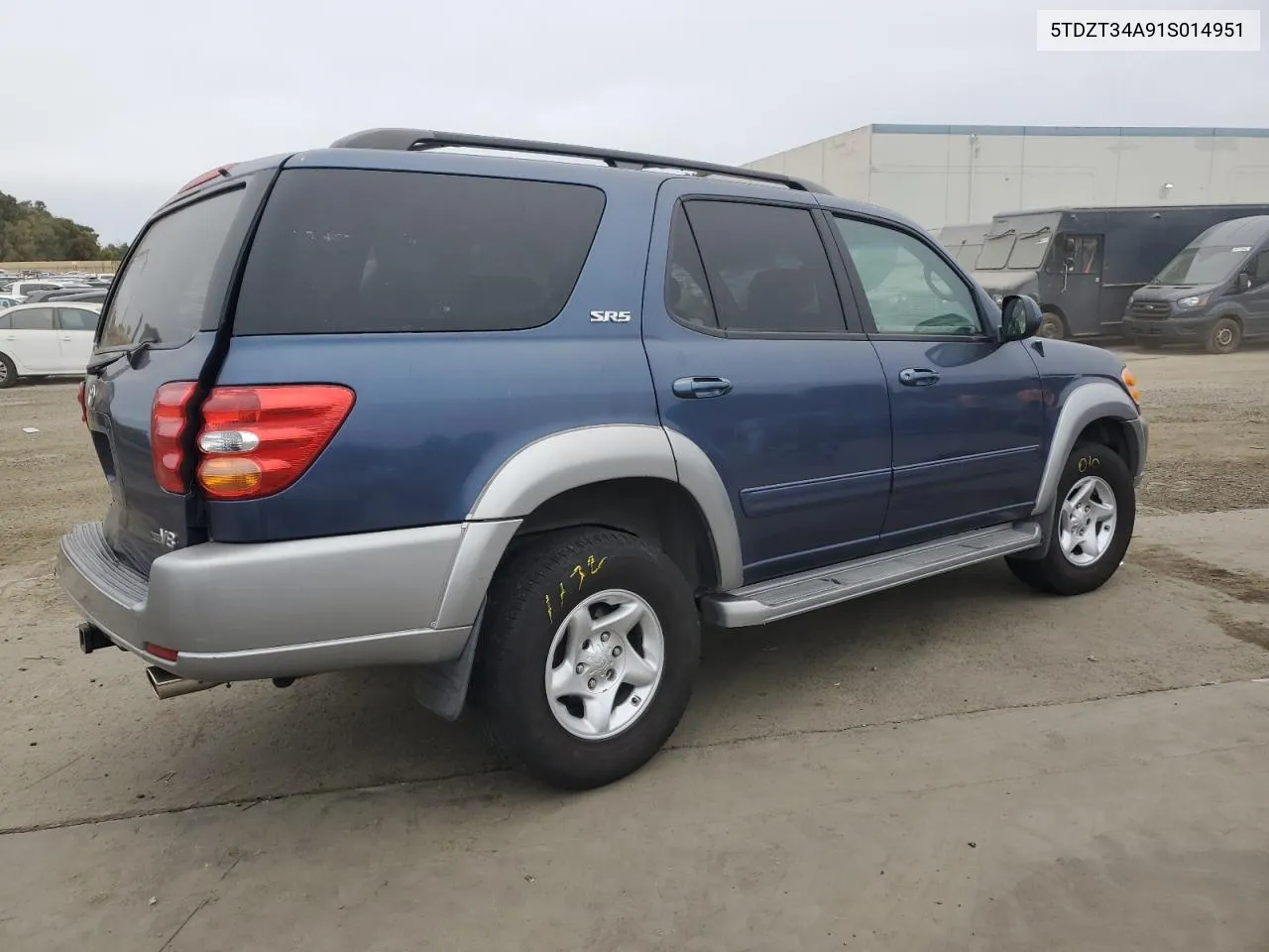 2001 Toyota Sequoia Sr5 VIN: 5TDZT34A91S014951 Lot: 75688194