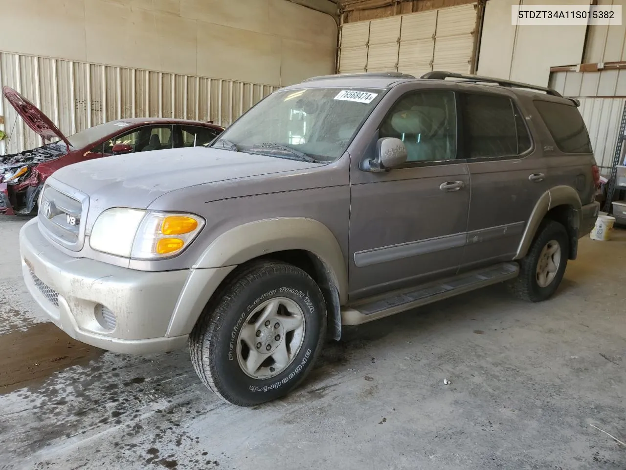 5TDZT34A11S015382 2001 Toyota Sequoia Sr5