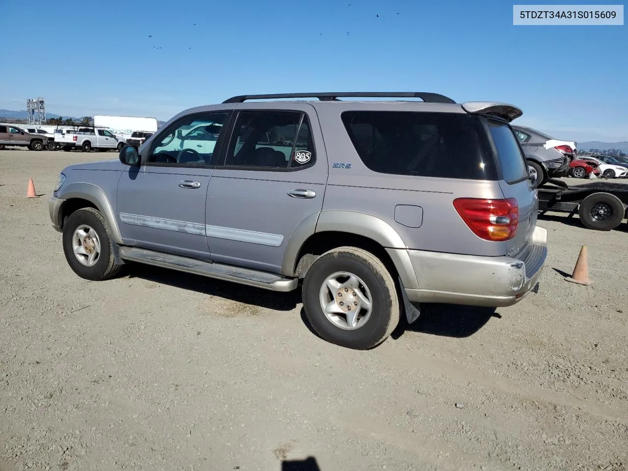 2001 Toyota Sequoia Sr5 VIN: 5TDZT34A31S015609 Lot: 76594224