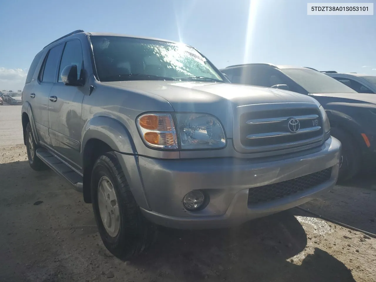 2001 Toyota Sequoia Limited VIN: 5TDZT38A01S053101 Lot: 76687154