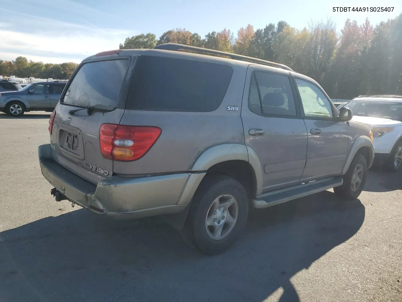 2001 Toyota Sequoia Sr5 VIN: 5TDBT44A91S025407 Lot: 76790274