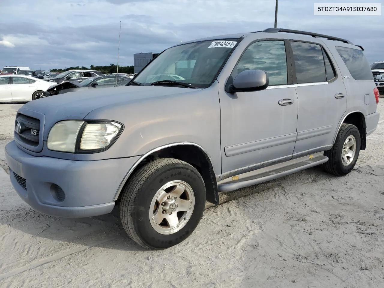 2001 Toyota Sequoia Sr5 VIN: 5TDZT34A91S037680 Lot: 76842454