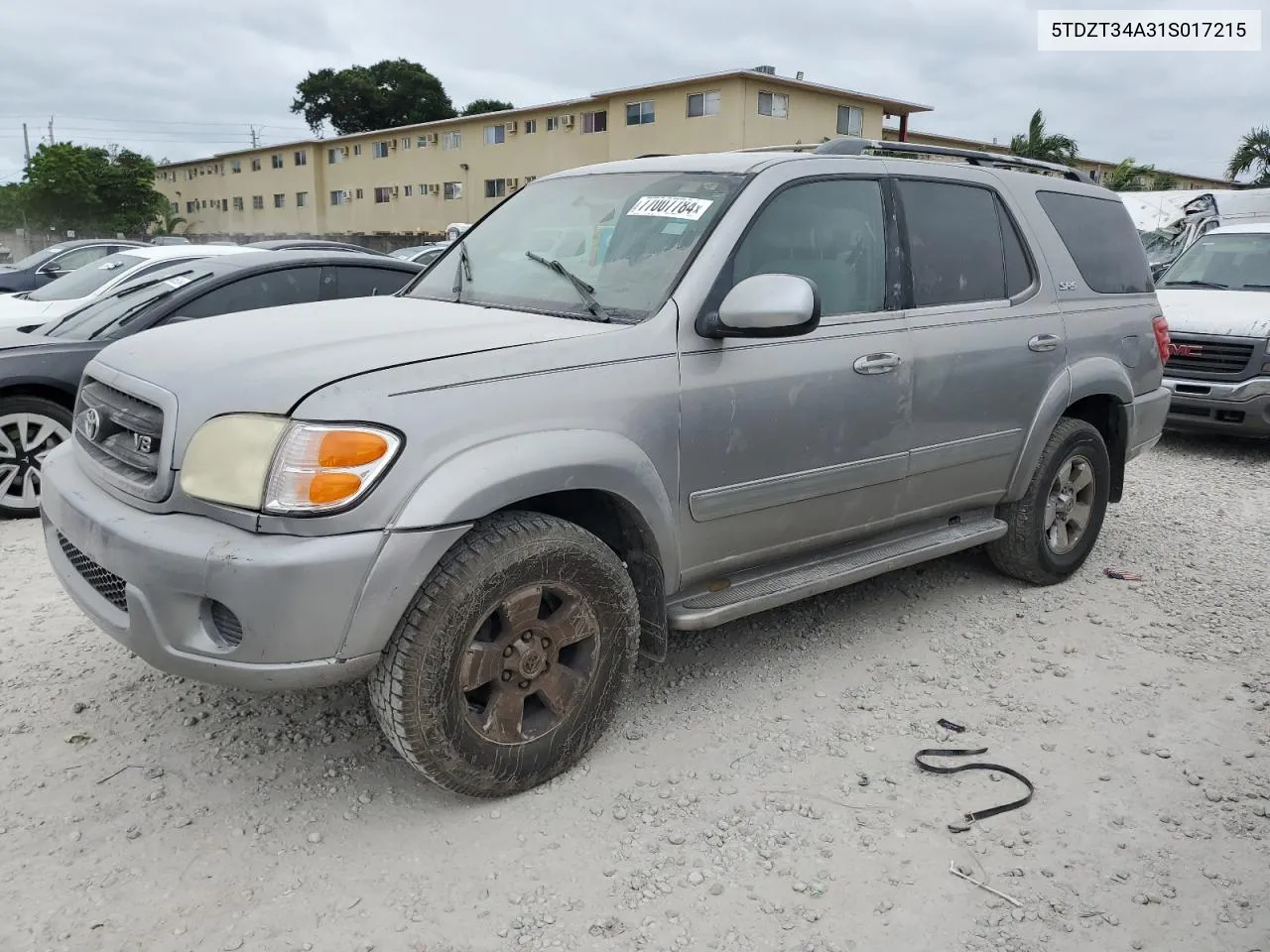 2001 Toyota Sequoia Sr5 VIN: 5TDZT34A31S017215 Lot: 77007784