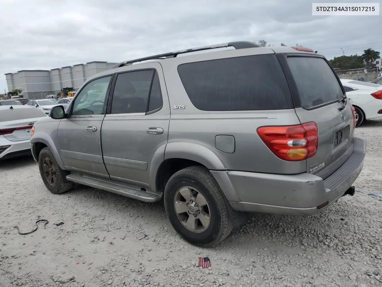 2001 Toyota Sequoia Sr5 VIN: 5TDZT34A31S017215 Lot: 77007784