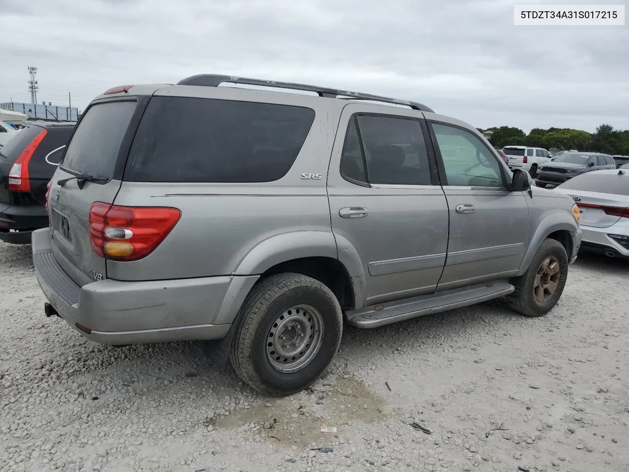 2001 Toyota Sequoia Sr5 VIN: 5TDZT34A31S017215 Lot: 77007784