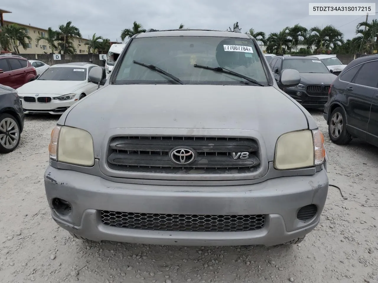 2001 Toyota Sequoia Sr5 VIN: 5TDZT34A31S017215 Lot: 77007784