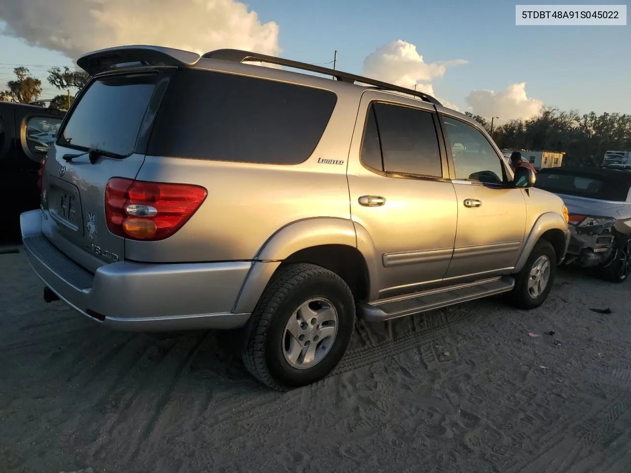 2001 Toyota Sequoia Limited VIN: 5TDBT48A91S045022 Lot: 77119404