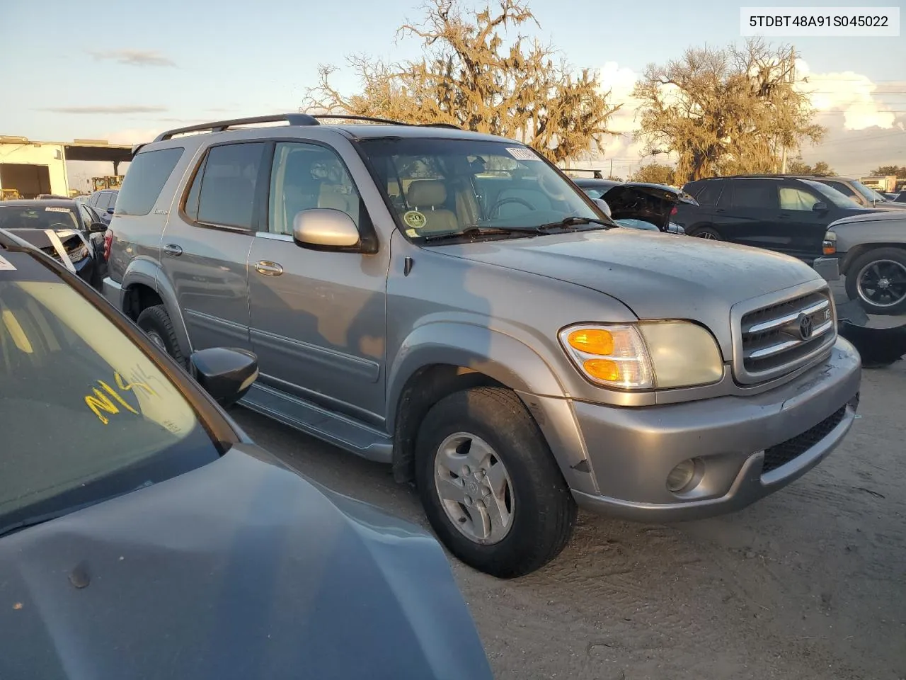 2001 Toyota Sequoia Limited VIN: 5TDBT48A91S045022 Lot: 77119404