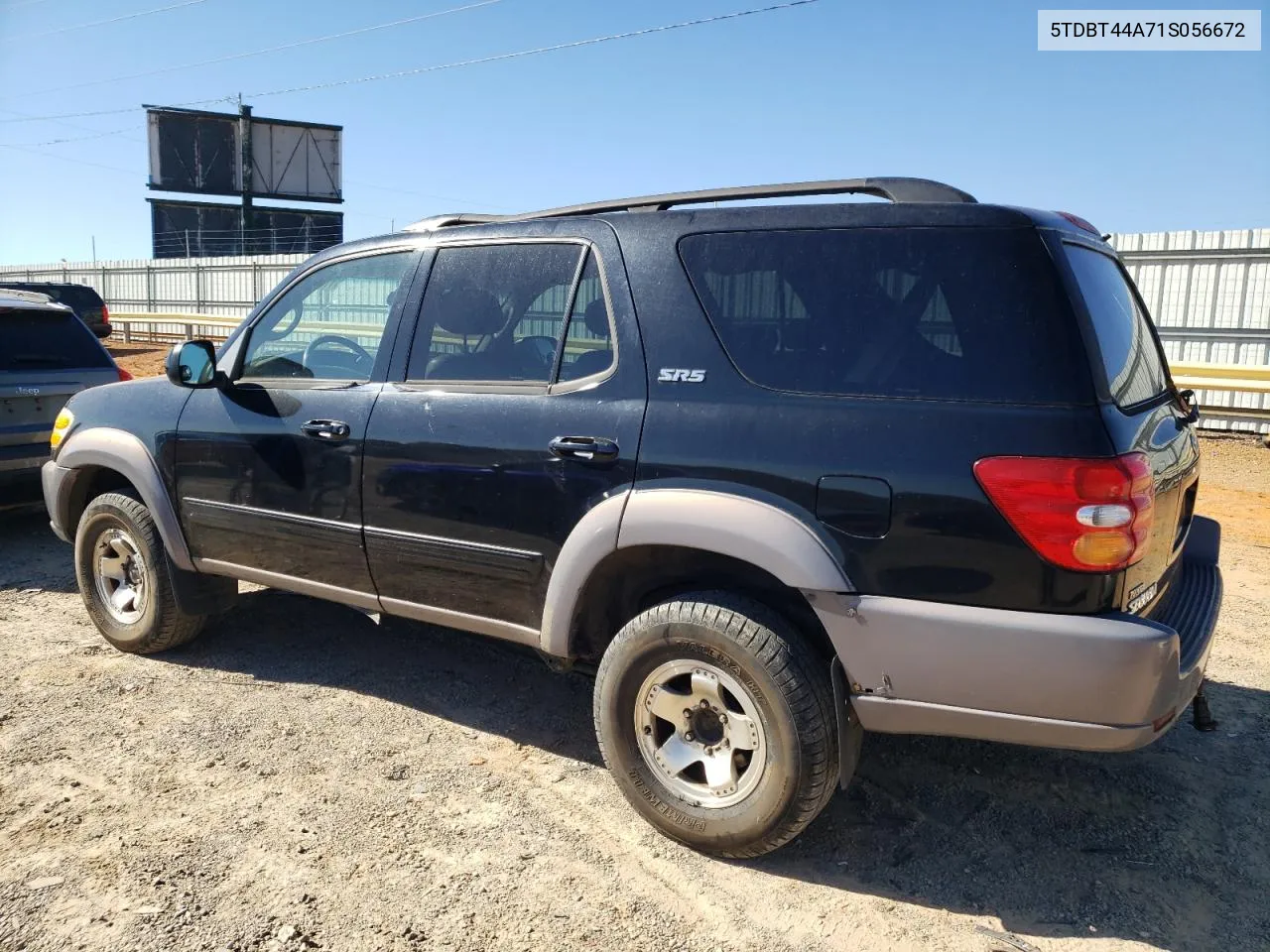 2001 Toyota Sequoia Sr5 VIN: 5TDBT44A71S056672 Lot: 77190334