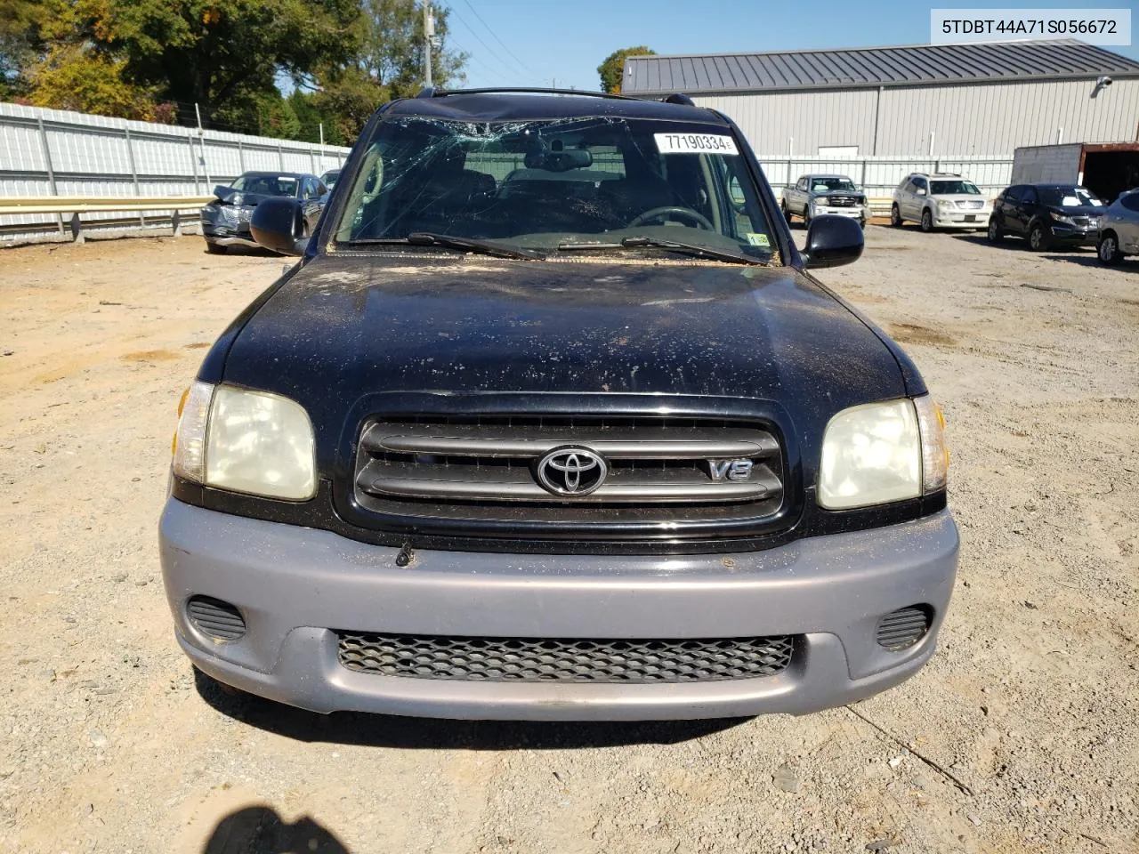 2001 Toyota Sequoia Sr5 VIN: 5TDBT44A71S056672 Lot: 77190334