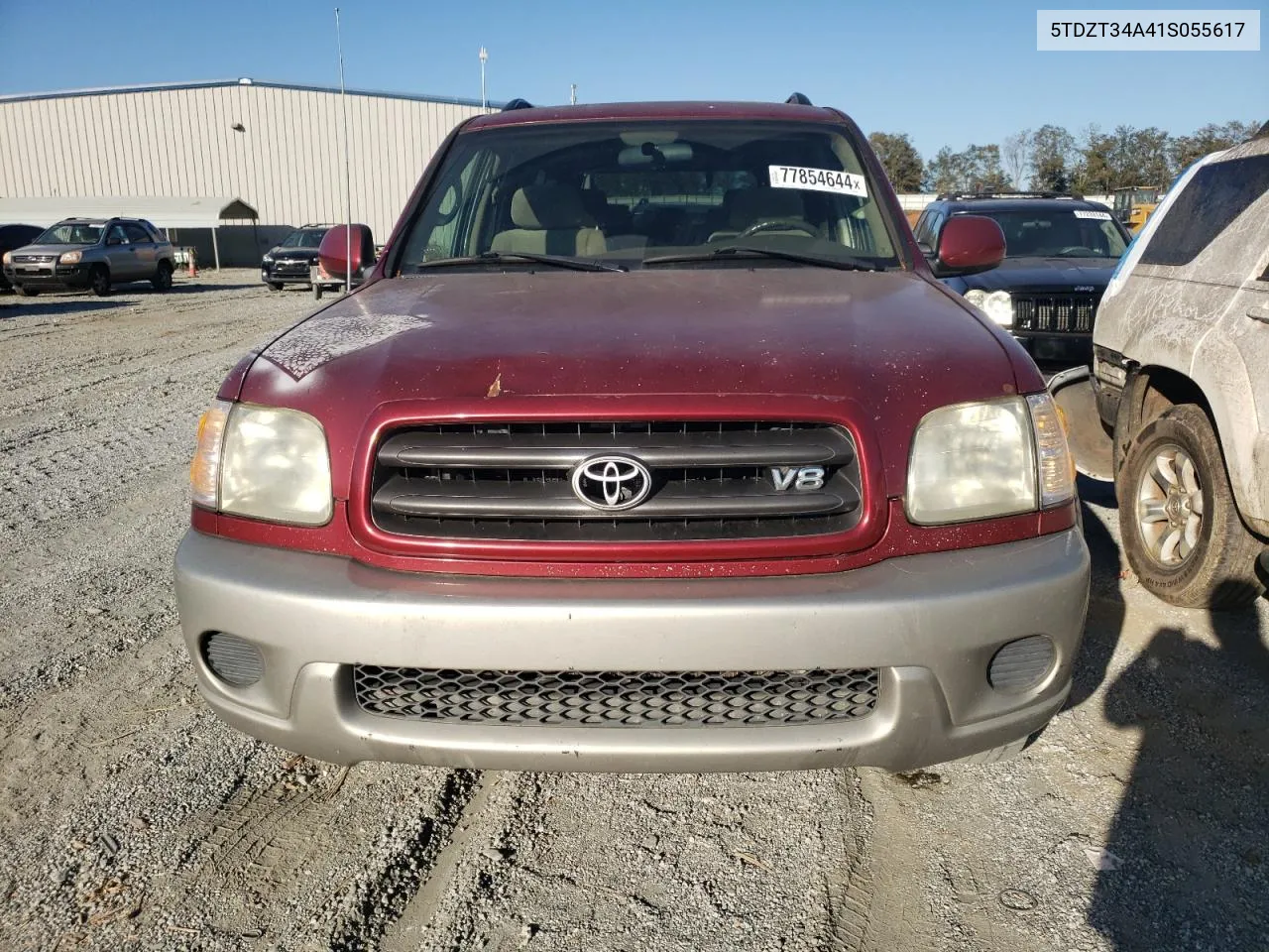 2001 Toyota Sequoia Sr5 VIN: 5TDZT34A41S055617 Lot: 77854644