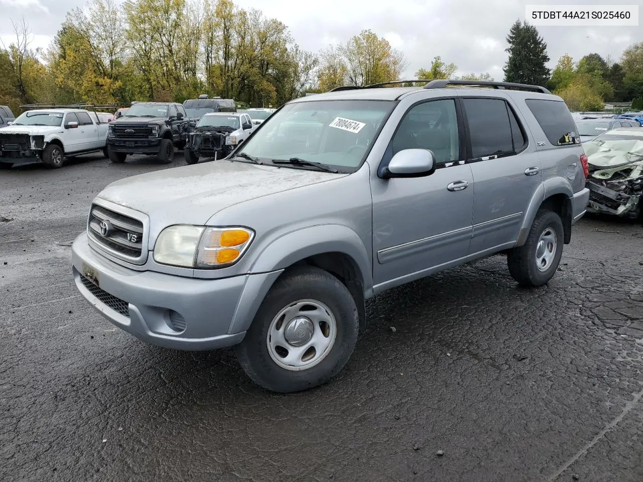 5TDBT44A21S025460 2001 Toyota Sequoia Sr5