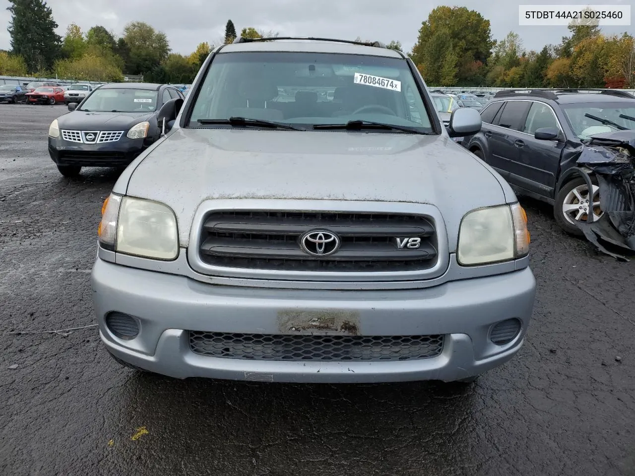 2001 Toyota Sequoia Sr5 VIN: 5TDBT44A21S025460 Lot: 78084674