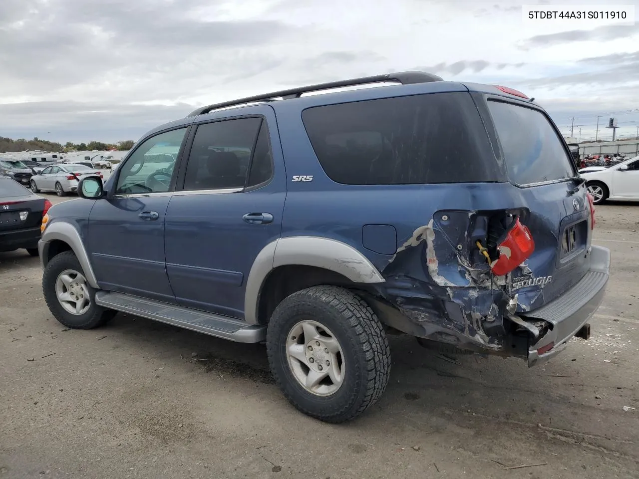 2001 Toyota Sequoia Sr5 VIN: 5TDBT44A31S011910 Lot: 78483704