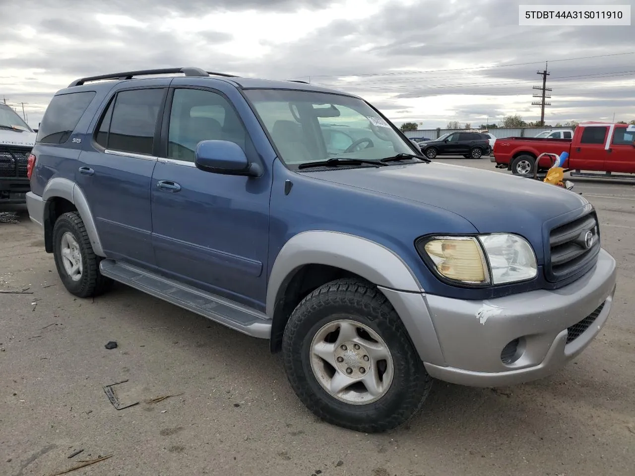 2001 Toyota Sequoia Sr5 VIN: 5TDBT44A31S011910 Lot: 78483704